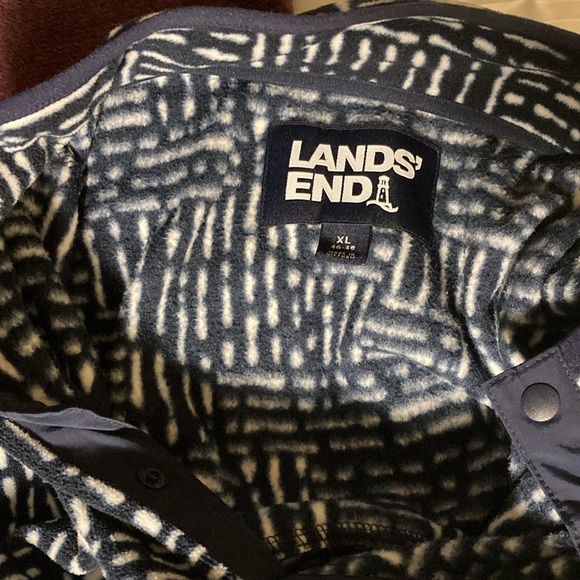 Lands’ End Fleece Pullover Size XL - Picture 3 of 3